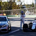 Lance Stroll (CDN) Williams FW41 stops on track in FP2 at Formula One World Championship, Rd1, Australian Grand Prix, Practice, Melbourne, Australia, Friday 23 March 2018. © Andy Hone/LAT/Sutton Images