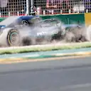 Valtteri Bottas (FIN) Mercedes-AMG F1 W09 EQ Power+ runs through the gravel at Formula One World Championship, Rd1, Australian Grand Prix, Practice, Melbourne, Australia, Friday 23 March 2018. © Zak Mauger/LAT/Sutton Images