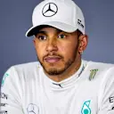 Lewis Hamilton (GBR) Mercedes-AMG F1 in the Press Conference at Formula One World Championship, Rd1, Australian Grand Prix, Qualifying, Melbourne, Australia, Saturday 24 March 2018. © Jerry Andre/Sutton Images