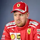 Sebastian Vettel (GER) Ferrari in the Press Conference at Formula One World Championship, Rd1, Australian Grand Prix, Qualifying, Melbourne, Australia, Saturday 24 March 2018. © Jerry Andre/Sutton Images