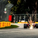 Daniel Ricciardo (AUS) Red Bull Racing RB14 sparks at Formula One World Championship, Rd1, Australian Grand Prix, Qualifying, Melbourne, Australia, Saturday 24 March 2018. © Manuel Goria/Sutton Images