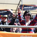 McLaren fans at Formula One World Championship, Rd1, Australian Grand Prix, Race, Melbourne, Australia, Sunday 25 March 2018. © Mark Sutton/Sutton Images