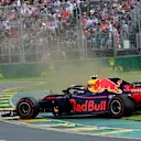 Max Verstappen (NED) Red Bull Racing RB14 spins at Formula One World Championship, Rd1, Australian Grand Prix, Race, Melbourne, Australia, Sunday 25 March 2018. © Jerry Andre/Sutton Images