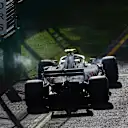 Romain Grosjean (FRA) Haas VF-18 retires from the race at Formula One World Championship, Rd1, Australian Grand Prix, Race, Melbourne, Australia, Sunday 25 March 2018. © Jerry Andre/Sutton Images