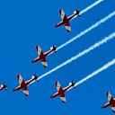 Air display at Formula One World Championship, Rd1, Australian Grand Prix, Preparations, Melbourne, Australia, Thursday 22 March 2018. © Jerry Andre/Sutton Images