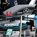 Mercedes-AMG F1 W09 EQ Power+ bodywork at Formula One World Championship, Rd1, Australian Grand Prix, Preparations, Melbourne, Australia, Wednesday 21 March 2018. © Mark Sutton/Sutton Images