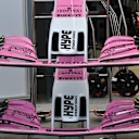 Force India VJM11 nose and front wings at Formula One World Championship, Rd1, Australian Grand Prix, Preparations, Melbourne, Australia, Wednesday 21 March 2018. © Mark Sutton/Sutton Images