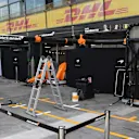 McLaren pit box preparations at Formula One World Championship, Rd1, Australian Grand Prix, Preparations, Melbourne, Australia, Wednesday 21 March 2018. © Mark Sutton/Sutton Images