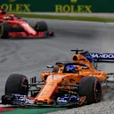 Fernando Alonso (ESP) McLaren MCL33 runs wide at Formula One World Championship, Rd9, Austrian Grand Prix, Practice, Spielberg, Austria, Friday 29 June 2018. © Mark Sutton/Sutton Images