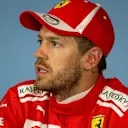 Sebastian Vettel (GER) Ferrari in the Press Conference at Formula One World Championship, Rd9, Austrian Grand Prix, Qualifying, Spielberg, Austria, Saturday 30 June 2018. © Manuel Goria/Sutton Images