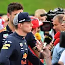 Max Verstappen (NED) Red Bull Racing talks with the media at Formula One World Championship, Rd9, Austrian Grand Prix, Qualifying, Spielberg, Austria, Saturday 30 June 2018. © Mark Sutton/Sutton Images