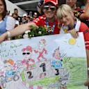 Fans and banner at Formula One World Championship, Rd9, Austrian Grand Prix, Qualifying, Spielberg, Austria, Saturday 30 June 2018. © Mark Sutton/Sutton Images