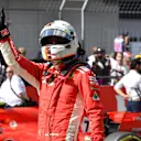 Sebastian Vettel (GER) Ferrari celebrates on the podium at Formula One World Championship, Rd9, Austrian Grand Prix, Race, Spielberg, Austria, Sunday 1 July 2018. © Jerry Andre/Sutton Images