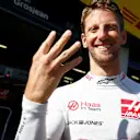 Romain Grosjean (FRA) Haas F1 celebrates fourth place at Formula One World Championship, Rd9, Austrian Grand Prix, Race, Spielberg, Austria, Sunday 1 July 2018. © Andy Hone/LAT/Sutton Images