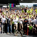 Race winner Max Verstappen (NED) Red Bull Racing celebrates with the team at Formula One World Championship, Rd9, Austrian Grand Prix, Race, Spielberg, Austria, Sunday 1 July 2018. © Manuel Goria/Sutton Images