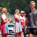 Kevin Magnussen (DEN) Haas F1 on the drivers parade at Formula One World Championship, Rd9, Austrian Grand Prix, Race, Spielberg, Austria, Sunday 1 July 2018. © Manuel Goria/Sutton Images