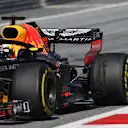 Daniel Ricciardo (AUS) Red Bull Racing RB14 with blistered rear tyre at Formula One World Championship, Rd9, Austrian Grand Prix, Race, Spielberg, Austria, Sunday 1 July 2018. © Mark Sutton/Sutton Images