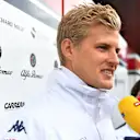 Marcus Ericsson (SWE) Alfa Romeo Sauber F1 Team talks with the media at Formula One World Championship, Rd9, Austrian Grand Prix, Preparations, Spielberg, Austria, Thursday 28 June 2018. © Mark Sutton/Sutton Images