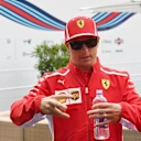 Kimi Raikkonen (FIN) Ferrari Daniel Ricciardo (AUS) Red Bull Racing at Formula One World Championship, Rd9, Austrian Grand Prix, Preparations, Spielberg, Austria, Thursday 28 June 2018. © Mark Sutton/Sutton Images