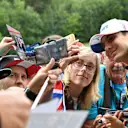 Sergio Perez (MEX) Force India fans selfie at Formula One World Championship, Rd9, Austrian Grand Prix, Preparations, Spielberg, Austria, Thursday 28 June 2018. © Jerry Andre/Sutton Images
