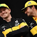 Nico Hulkenberg (GER) Renault Sport F1 Team and Carlos Sainz jr (ESP) Renault Sport F1 Team at Formula One World Championship, Rd9, Austrian Grand Prix, Preparations, Spielberg, Austria, Thursday 28 June 2018. © Jerry Andre/Sutton Images