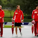 Sebastian Vettel (GER) Ferrari walks the track with the team at Formula One World Championship, Rd9, Austrian Grand Prix, Preparations, Spielberg, Austria, Thursday 28 June 2018. © Manuel Goria/Sutton Images