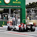 Marcus Ericsson (SWE) Alfa Romeo Sauber C37 at Formula One World Championship, Rd4, Azerbaijan Grand Prix, Practice, Baku City Circuit, Baku, Azerbaijan, Friday 27 April 2018. © Mark Sutton/Sutton Images