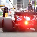 Lance Stroll (CDN) Williams FW41 pit stop at Formula One World Championship, Rd4, Azerbaijan Grand Prix, Practice, Baku City Circuit, Baku, Azerbaijan, Friday 27 April 2018. © Mark Sutton/Sutton Images