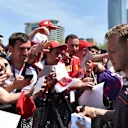Kevin Magnussen (DEN) Haas F1 signs autographs for the fans at Formula One World Championship, Rd4, Azerbaijan Grand Prix, Practice, Baku City Circuit, Baku, Azerbaijan, Friday 27 April 2018. © Simon Galloway/Sutton Images