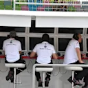 Alfa Romeo Sauber F1 Team pit wall gantry at Formula One World Championship, Rd4, Azerbaijan Grand Prix, Practice, Baku City Circuit, Baku, Azerbaijan, Friday 27 April 2018. © Mark Sutton/Sutton Images