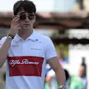 Charles Leclerc (MON) Alfa Romeo Sauber F1 Team at Formula One World Championship, Rd4, Azerbaijan Grand Prix, Practice, Baku City Circuit, Baku, Azerbaijan, Friday 27 April 2018. © Simon Galloway/Sutton Images