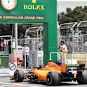 Stoffel Vandoorne (BEL) McLaren MCL33 at Formula One World Championship, Rd4, Azerbaijan Grand Prix, Practice, Baku City Circuit, Baku, Azerbaijan, Friday 27 April 2018. © Mark Sutton/Sutton Images