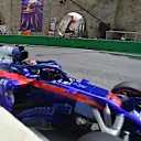 Brendon Hartley (NZL) Scuderia Toro Rosso STR13 at Formula One World Championship, Rd4, Azerbaijan Grand Prix, Practice, Baku City Circuit, Baku, Azerbaijan, Friday 27 April 2018. © Simon Galloway/Sutton Images