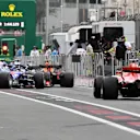 Sebastian Vettel (GER) Ferrari SF-71H at Formula One World Championship, Rd4, Azerbaijan Grand Prix, Qualifying, Baku City Circuit, Baku, Azerbaijan, Saturday 28 April 2018. © Mark Sutton/Sutton Images