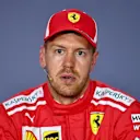 Sebastian Vettel (GER) Ferrari in the Press Conference at Formula One World Championship, Rd4, Azerbaijan Grand Prix, Qualifying, Baku City Circuit, Baku, Azerbaijan, Saturday 28 April 2018. © Jerry Andre/Sutton Images