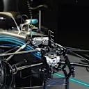 Mercedes-AMG F1 W09 EQ Power+ in the garage at Formula One World Championship, Rd4, Azerbaijan Grand Prix, Qualifying, Baku City Circuit, Baku, Azerbaijan, Saturday 28 April 2018. © Simon Galloway/Sutton Images