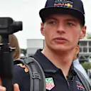 Max Verstappen (NED) Red Bull Racing and camera at Formula One World Championship, Rd4, Azerbaijan Grand Prix, Qualifying, Baku City Circuit, Baku, Azerbaijan, Saturday 28 April 2018. © Mark Sutton/Sutton Images
