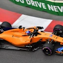 Fernando Alonso (ESP) McLaren MCL33 at Formula One World Championship, Rd4, Azerbaijan Grand Prix, Qualifying, Baku City Circuit, Baku, Azerbaijan, Saturday 28 April 2018. © Jerry Andre/Sutton Images
