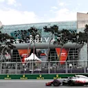 Romain Grosjean (FRA) Haas VF-18 at Formula One World Championship, Rd4, Azerbaijan Grand Prix, Qualifying, Baku City Circuit, Baku, Azerbaijan, Saturday 28 April 2018. © Mark Sutton/Sutton Images