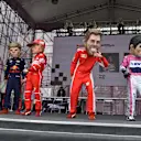 Drievr caricatures at Formula One World Championship, Rd4, Azerbaijan Grand Prix, Race, Baku City Circuit, Baku, Azerbaijan, Sunday 29 April 2018. © Simon Galloway/Sutton Images