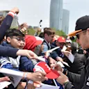 Stoffel Vandoorne (BEL) McLaren at the autograph session at Formula One World Championship, Rd4, Azerbaijan Grand Prix, Race, Baku City Circuit, Baku, Azerbaijan, Sunday 29 April 2018. © Simon Galloway/Sutton Images