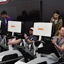 Fans and simulators at Formula One World Championship, Rd4, Azerbaijan Grand Prix, Race, Baku City Circuit, Baku, Azerbaijan, Sunday 29 April 2018. © Simon Galloway/Sutton Images