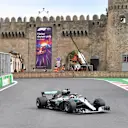 Lewis Hamilton (GBR) Mercedes-AMG F1 W09 EQ Power+ heads to the grid at Formula One World Championship, Rd4, Azerbaijan Grand Prix, Race, Baku City Circuit, Baku, Azerbaijan, Sunday 29 April 2018. © Jerry Andre/Sutton Images
