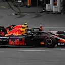 Daniel Ricciardo (AUS) Red Bull Racing RB14 and Max Verstappen (NED) Red Bull Racing RB14 battle at Formula One World Championship, Rd4, Azerbaijan Grand Prix, Race, Baku City Circuit, Baku, Azerbaijan, Sunday 29 April 2018. © Mark Sutton/Sutton Images