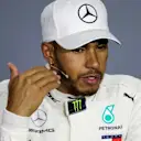 Lewis Hamilton (GBR) Mercedes-AMG F1 in the Press Conference at Formula One World Championship, Rd4, Azerbaijan Grand Prix, Race, Baku City Circuit, Baku, Azerbaijan, Sunday 29 April 2018. © James Gasperotti/Sutton Images