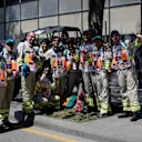Marshals at Formula One World Championship, Rd4, Azerbaijan Grand Prix, Preparations, Baku City Circuit, Baku, Azerbaijan, Thursday 26 April 2018. © James Gasperotti/Sutton Images