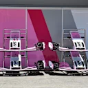 Force India VJM11 nose and front wings at Formula One World Championship, Rd4, Azerbaijan Grand Prix, Preparations, Baku City Circuit, Baku, Azerbaijan, Thursday 26 April 2018. © Mark Sutton/Sutton Images