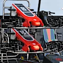 Haas VF-18 nose and front wings at Formula One World Championship, Rd4, Azerbaijan Grand Prix, Preparations, Baku City Circuit, Baku, Azerbaijan, Thursday 26 April 2018. © Mark Sutton/Sutton Images