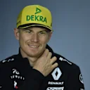 Nico Hulkenberg (GER) Renault Sport F1 Team in the Press Conference at Formula One World Championship, Rd4, Azerbaijan Grand Prix, Preparations, Baku City Circuit, Baku, Azerbaijan, Thursday 26 April 2018. © Simon Galloway/Sutton Images