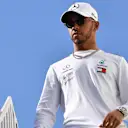 Lewis Hamilton (GBR) Mercedes-AMG F1 at Formula One World Championship, Rd4, Azerbaijan Grand Prix, Preparations, Baku City Circuit, Baku, Azerbaijan, Thursday 26 April 2018. © Jerry Andre/Sutton Images